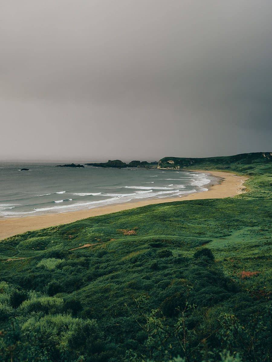view of the coast in Portrush