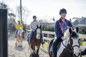 horseback riding at Crindle Stables