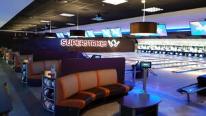 Bowling alley at the Jett Centre